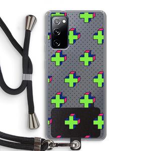 CaseCompany 8-bit N°10: Samsung Galaxy S20 FE / S20 FE 5G Transparant Hoesje met koord