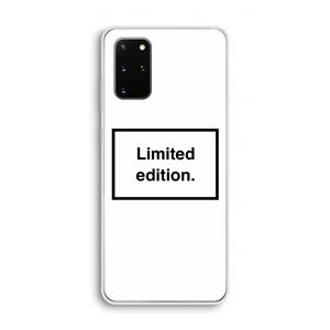 CaseCompany Limited edition: Samsung Galaxy S20 Plus Transparant Hoesje