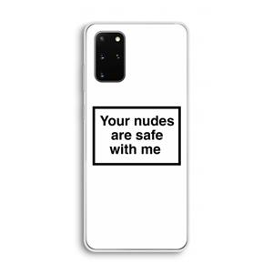 CaseCompany Safe with me: Samsung Galaxy S20 Plus Transparant Hoesje