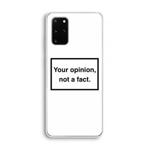 CaseCompany Your opinion: Samsung Galaxy S20 Plus Transparant Hoesje