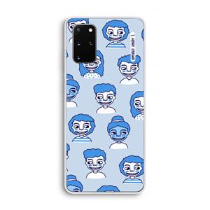 CaseCompany Gezichtjes: Samsung Galaxy S20 Plus Transparant Hoesje