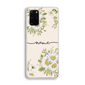 CaseCompany Daisies: Samsung Galaxy S20 Plus Transparant Hoesje