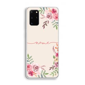 CaseCompany Rozen: Samsung Galaxy S20 Plus Transparant Hoesje