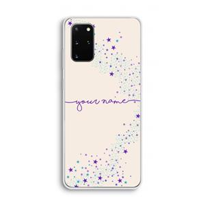CaseCompany Sterren: Samsung Galaxy S20 Plus Transparant Hoesje