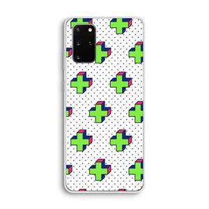 CaseCompany 8-bit N°10: Samsung Galaxy S20 Plus Transparant Hoesje