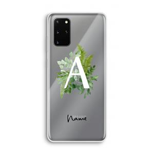 CaseCompany Green Brush: Samsung Galaxy S20 Plus Transparant Hoesje