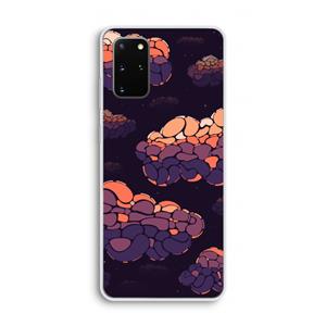 CaseCompany Patroon Wolken: Samsung Galaxy S20 Plus Transparant Hoesje