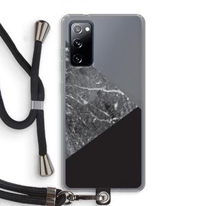 CaseCompany Combinatie marmer: Samsung Galaxy S20 FE / S20 FE 5G Transparant Hoesje met koord