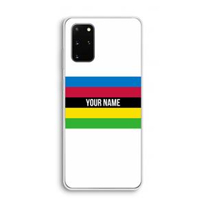 CaseCompany WK Wielrennen: Samsung Galaxy S20 Plus Transparant Hoesje