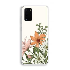 CaseCompany Floral bouquet: Samsung Galaxy S20 Plus Transparant Hoesje