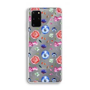 CaseCompany Bloemetjes: Samsung Galaxy S20 Plus Transparant Hoesje