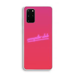 CaseCompany Vice Glow: Samsung Galaxy S20 Plus Transparant Hoesje
