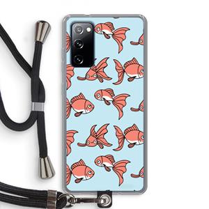 CaseCompany Blub: Samsung Galaxy S20 FE / S20 FE 5G Transparant Hoesje met koord