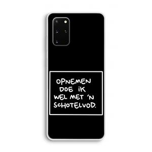 CaseCompany Schotelvod: Samsung Galaxy S20 Plus Transparant Hoesje
