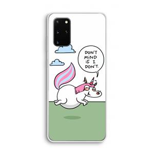 CaseCompany Unicorn: Samsung Galaxy S20 Plus Transparant Hoesje