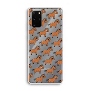 CaseCompany Pony: Samsung Galaxy S20 Plus Transparant Hoesje