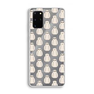 CaseCompany Uilen: Samsung Galaxy S20 Plus Transparant Hoesje