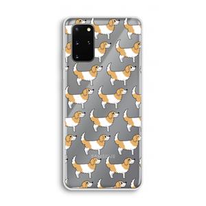 CaseCompany Doggy: Samsung Galaxy S20 Plus Transparant Hoesje