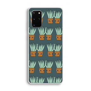 CaseCompany Sansevieria: Samsung Galaxy S20 Plus Transparant Hoesje
