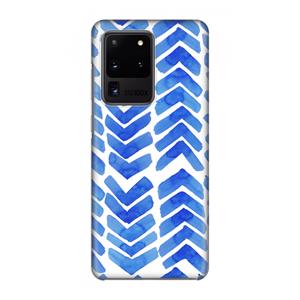 CaseCompany Blauwe pijlen: Volledig geprint Samsung Galaxy S20 Ultra Hoesje