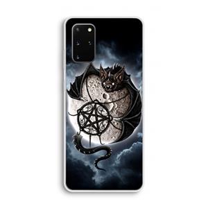 CaseCompany Volle maan: Samsung Galaxy S20 Plus Transparant Hoesje