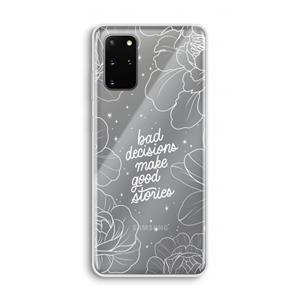 CaseCompany Good stories: Samsung Galaxy S20 Plus Transparant Hoesje