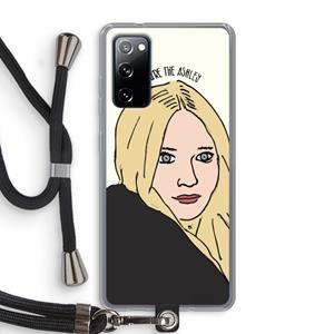 CaseCompany Ashley: Samsung Galaxy S20 FE / S20 FE 5G Transparant Hoesje met koord