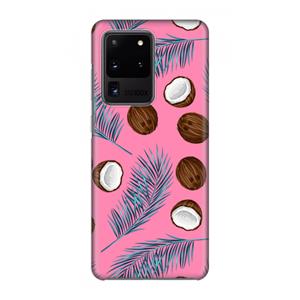 CaseCompany Kokosnoot roze: Volledig geprint Samsung Galaxy S20 Ultra Hoesje