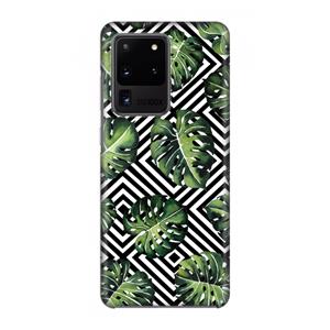 CaseCompany Geometrische jungle: Volledig geprint Samsung Galaxy S20 Ultra Hoesje
