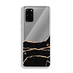 CaseCompany Gouden marmer: Samsung Galaxy S20 Plus Transparant Hoesje