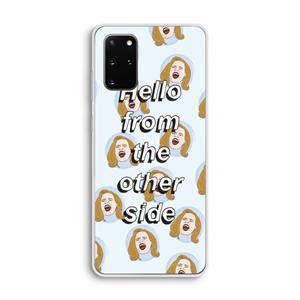 CaseCompany Hello: Samsung Galaxy S20 Plus Transparant Hoesje