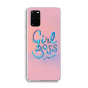 CaseCompany Girl boss: Samsung Galaxy S20 Plus Transparant Hoesje