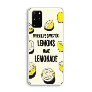 CaseCompany Lemonade: Samsung Galaxy S20 Plus Transparant Hoesje