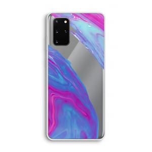 CaseCompany Zweverige regenboog: Samsung Galaxy S20 Plus Transparant Hoesje