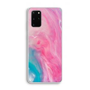 CaseCompany Roze explosie: Samsung Galaxy S20 Plus Transparant Hoesje