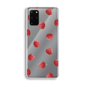 CaseCompany Framboosjes: Samsung Galaxy S20 Plus Transparant Hoesje
