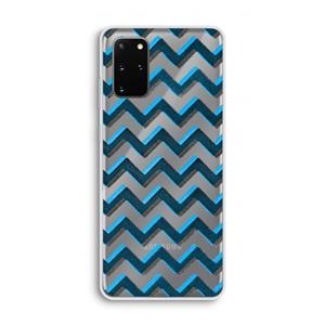 CaseCompany Onderbroken lijn: Samsung Galaxy S20 Plus Transparant Hoesje