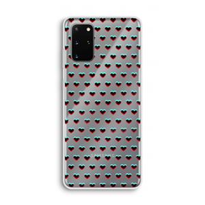 CaseCompany Hartjes: Samsung Galaxy S20 Plus Transparant Hoesje