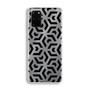 CaseCompany Crazy pattern: Samsung Galaxy S20 Plus Transparant Hoesje