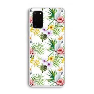 CaseCompany Gele kuif: Samsung Galaxy S20 Plus Transparant Hoesje