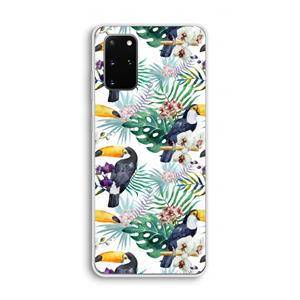 CaseCompany Tukans: Samsung Galaxy S20 Plus Transparant Hoesje