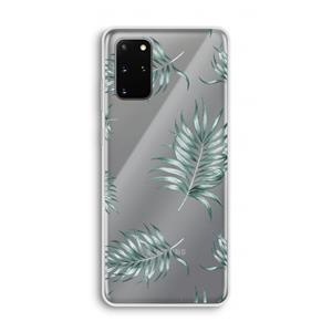 CaseCompany Simple leaves: Samsung Galaxy S20 Plus Transparant Hoesje