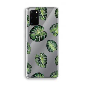 CaseCompany Tropische bladeren: Samsung Galaxy S20 Plus Transparant Hoesje