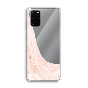 CaseCompany Peach bath: Samsung Galaxy S20 Plus Transparant Hoesje