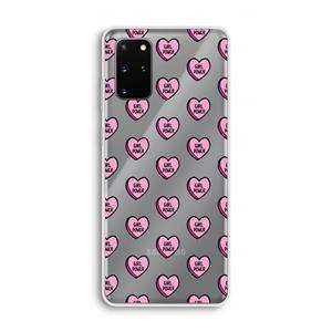 CaseCompany GIRL POWER: Samsung Galaxy S20 Plus Transparant Hoesje