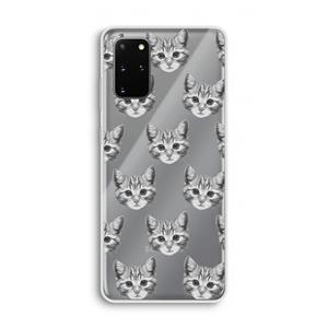 CaseCompany Kitten: Samsung Galaxy S20 Plus Transparant Hoesje