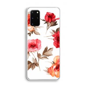 CaseCompany Roosjes: Samsung Galaxy S20 Plus Transparant Hoesje
