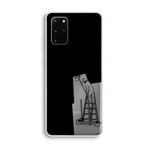 CaseCompany Musketon Painter: Samsung Galaxy S20 Plus Transparant Hoesje