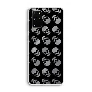 CaseCompany Musketon Skulls: Samsung Galaxy S20 Plus Transparant Hoesje