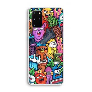 CaseCompany Vexx Mixtape: Samsung Galaxy S20 Plus Transparant Hoesje